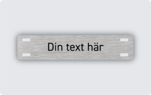 Kabelmärkning rostfri 70x15mm