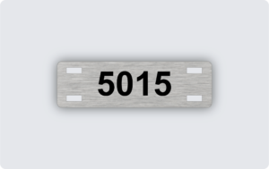 Kabelmärkning rostfri 50x15mm