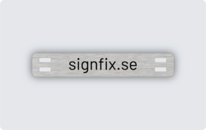 Kabelmärkning rostfri 60x10mm